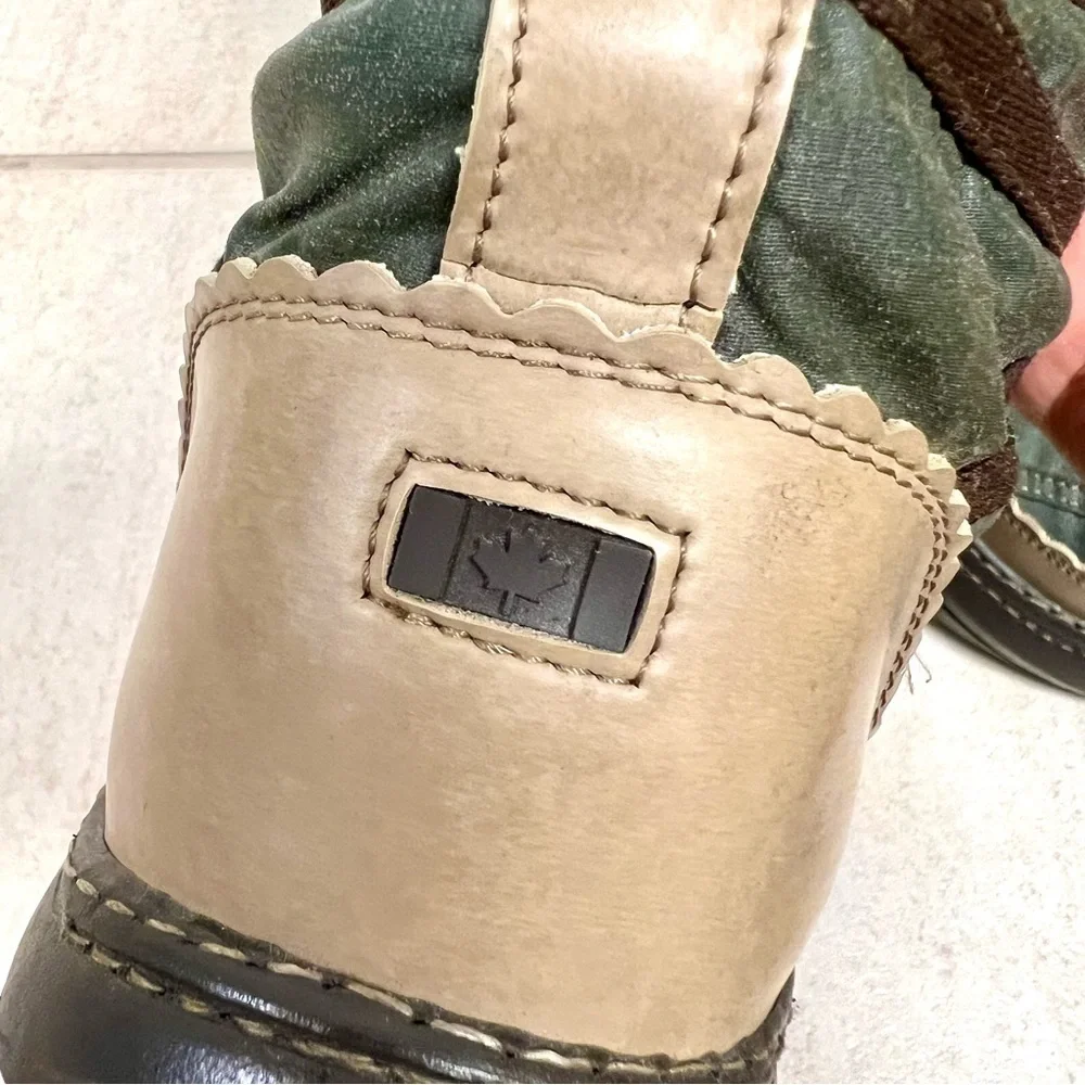 ALDO FLORENDAY Winter Boots Womens Fleece Lined Siesta green brown size 6 Canada